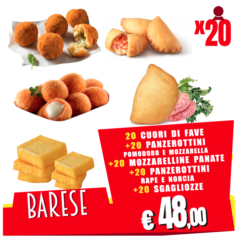 MENU BARESE X 20